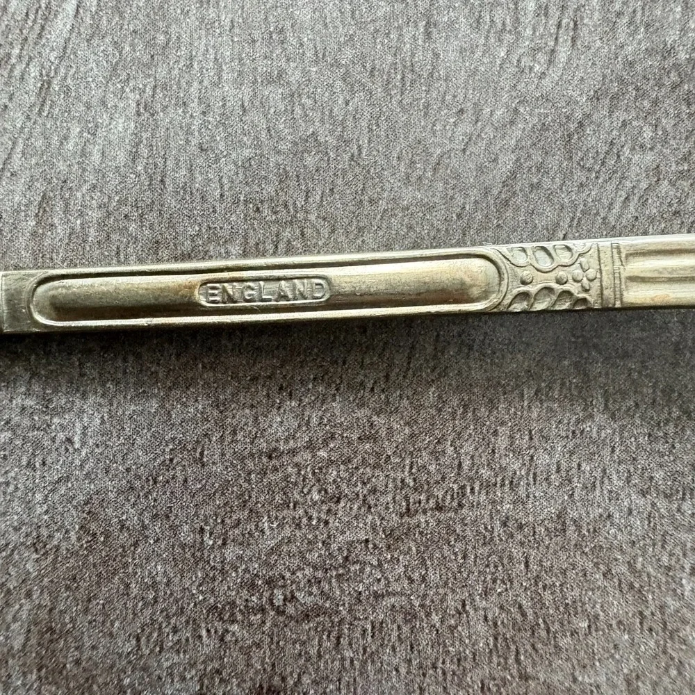 Vintage EPNS Silverplate Teaspoon England Ornate Handle Collectible Flatware